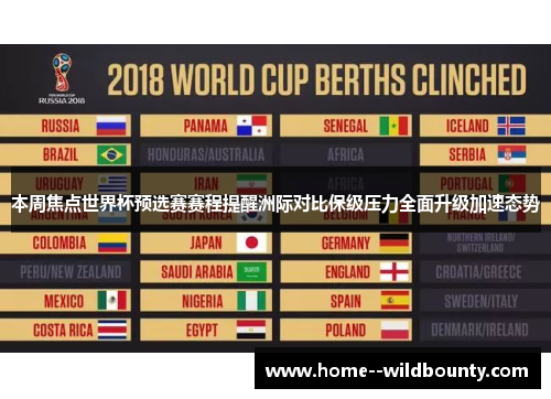 本周焦点世界杯预选赛赛程提醒洲际对比保级压力全面升级加速态势 本周焦点世界杯预选赛赛程提醒洲际对比保级压力全面升级加速态势